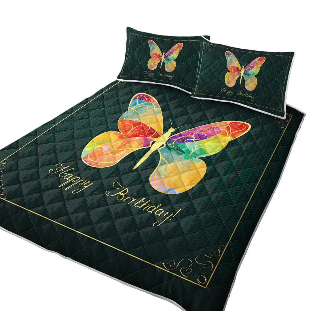 Happy Birthday_ Butterfly Quilts for Beds