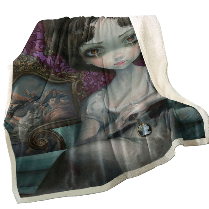 History Art Napoleon and Josephine Throw Blanket