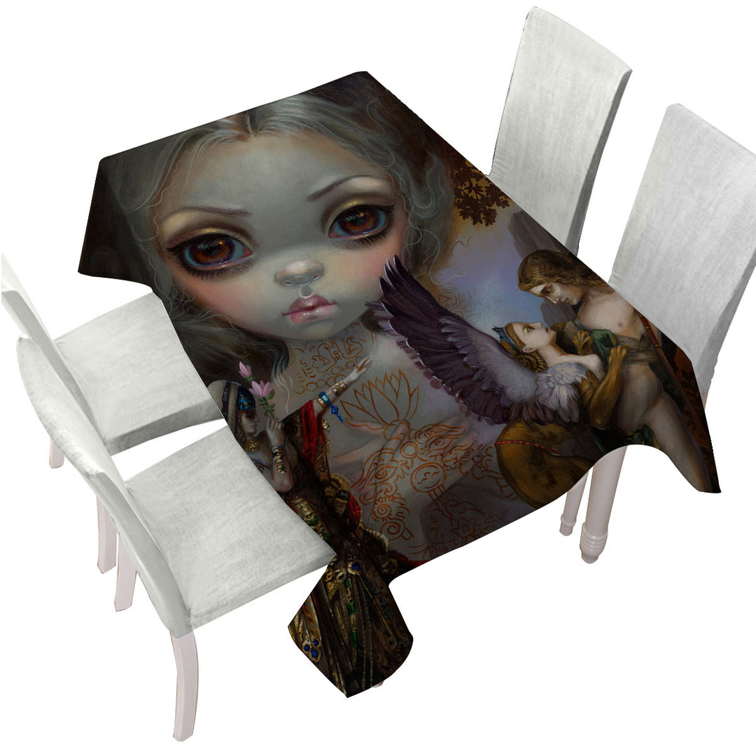 History Art Tableaux Vivants Salome and the Sphinx Tablecloths