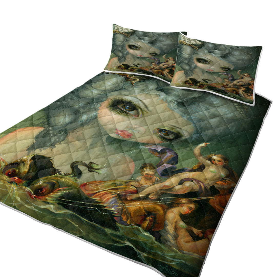 History Art Tableaux Vivants Triumph of Galatea California King Quilt Sets