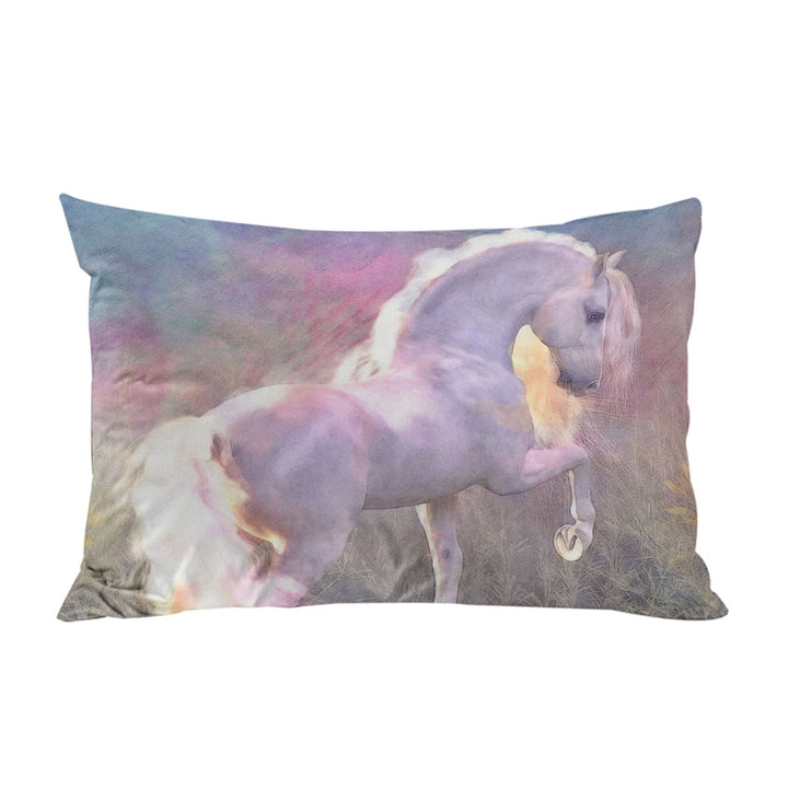 Horses Art Glow White Horse Pillowcases