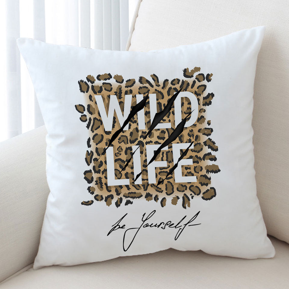 Inspiring Cushion Cover Leopard Skin Pattern