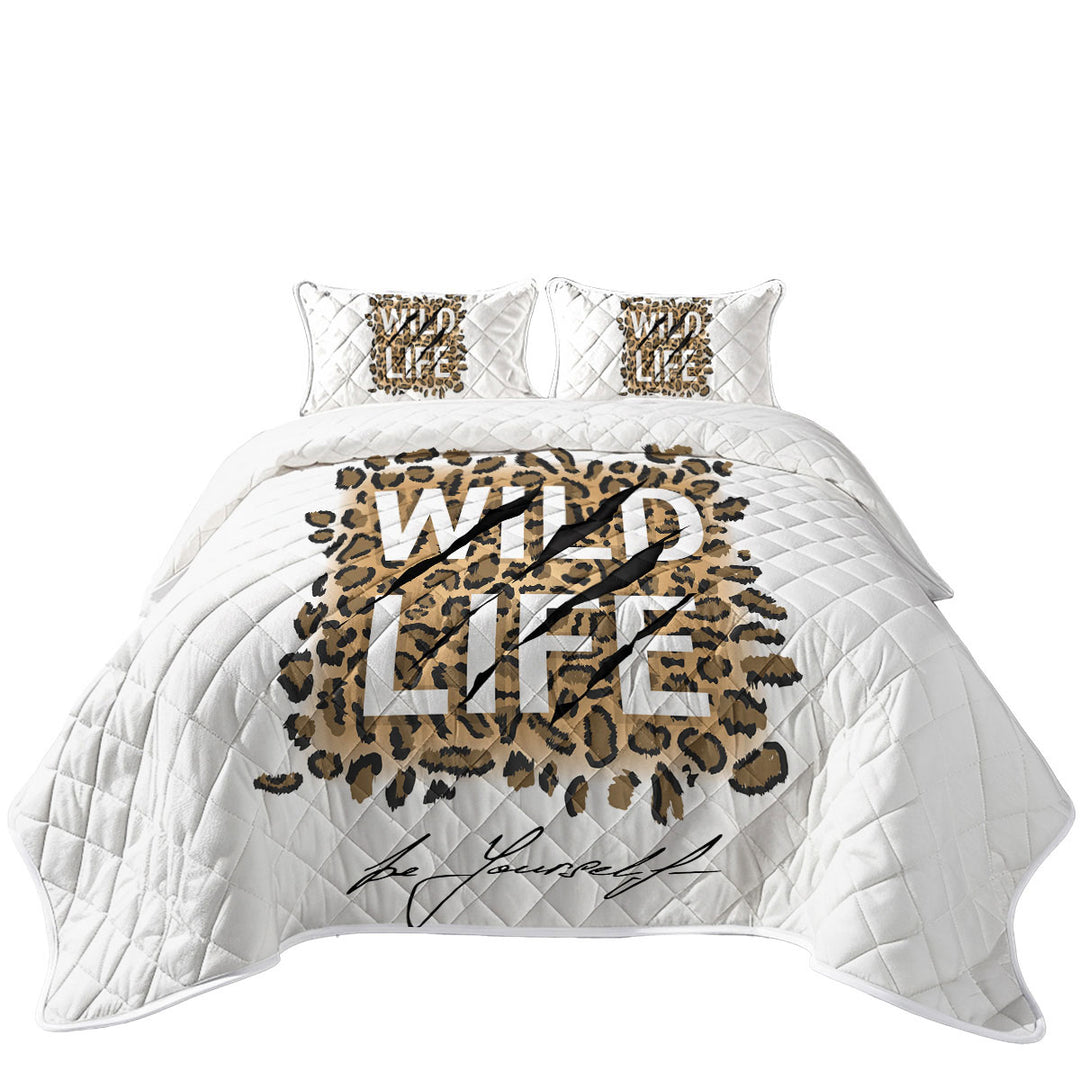 Inspiring Leopard Skin Pattern Daybed Covers Sets