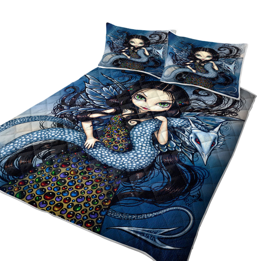 Jewele Fairy with Jewels Dress and Silver Dragon Coverlets