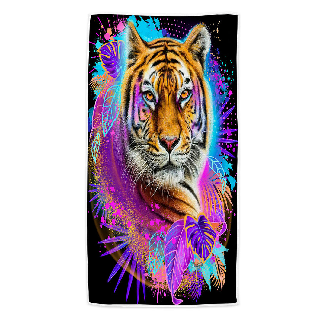 Jungle Animals Art Tiger Pool Towels