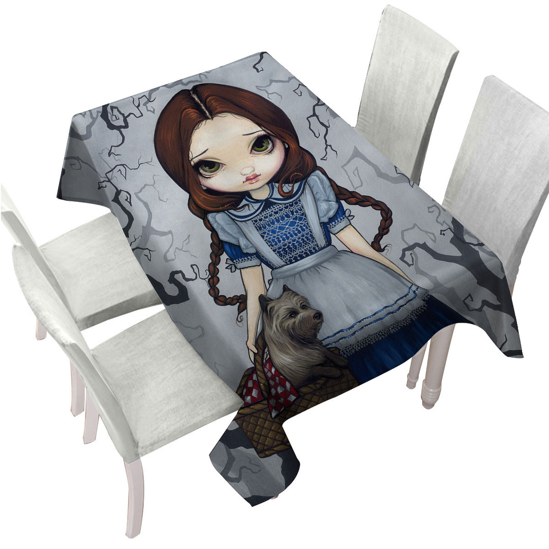 Kids Art Dorothy and Toto Table Cover
