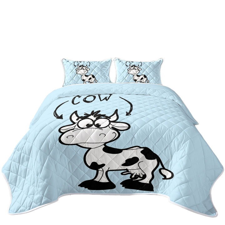 Kids Cute Cow Quilts