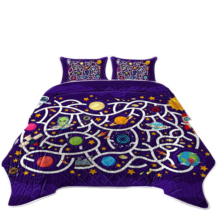 Kids Space Maze Quilts