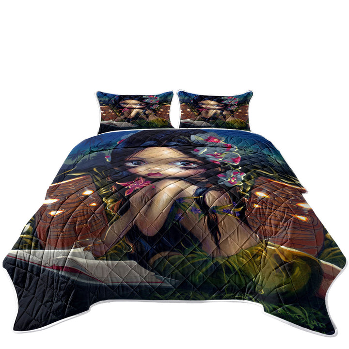 King Quilt with Amara the Hawaiian Fairy and the Book