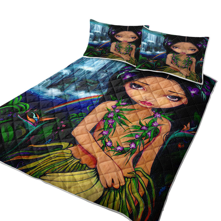 King Quilt with Amara the Hawaiian Fairy