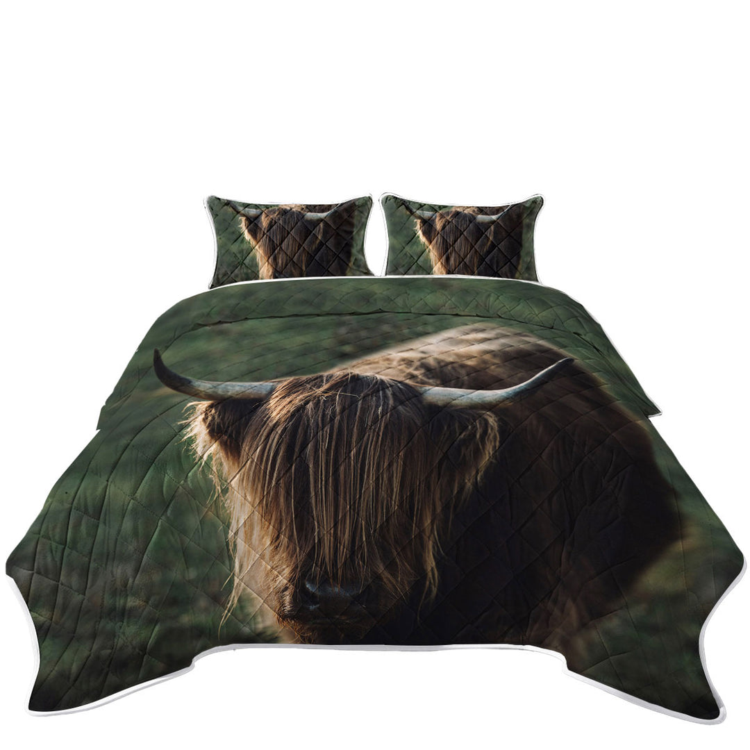 King Quilt with Funny Wild Yak