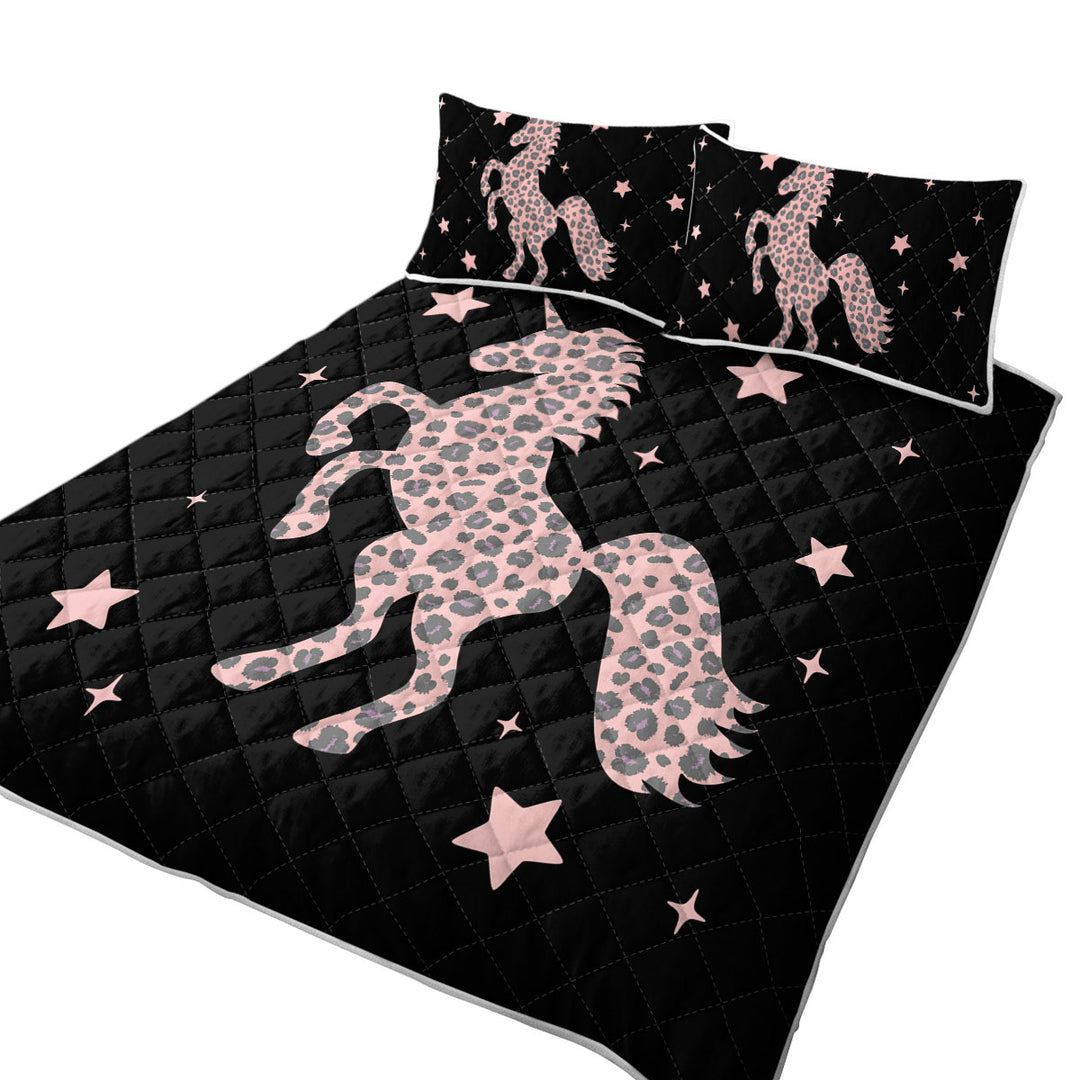 King Size Bedspreads with Pink Unicorn
