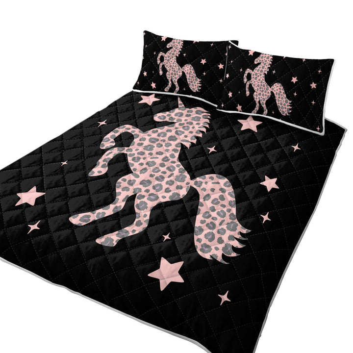 King Size Bedspreads with Pink Unicorn