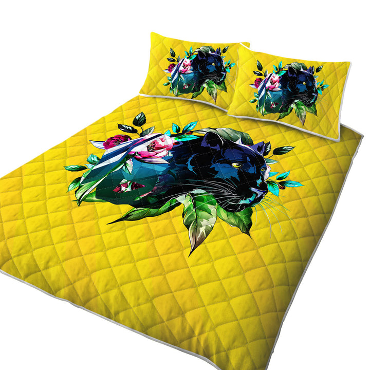 King Size Bedspreads with Tropical Vibes Panther