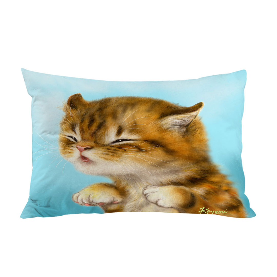 Kittens for Kids Cut Tiger Kitten Pillow Cases