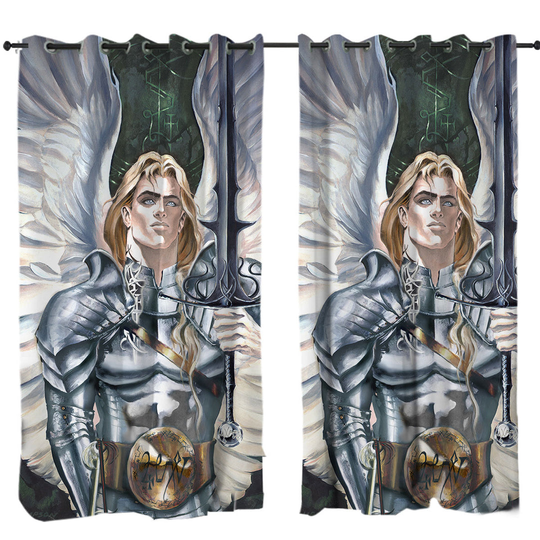 Knight Angel Michael the Lord of Hosts Drapery