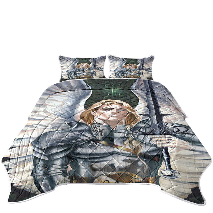 Knight Angel Michael the Lord of Hosts Quilts for sale