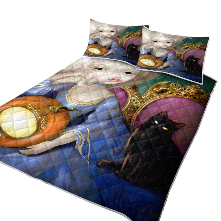 Les Vampires Lanterne Citrullus Vampire Maiden California King Quilt Sets