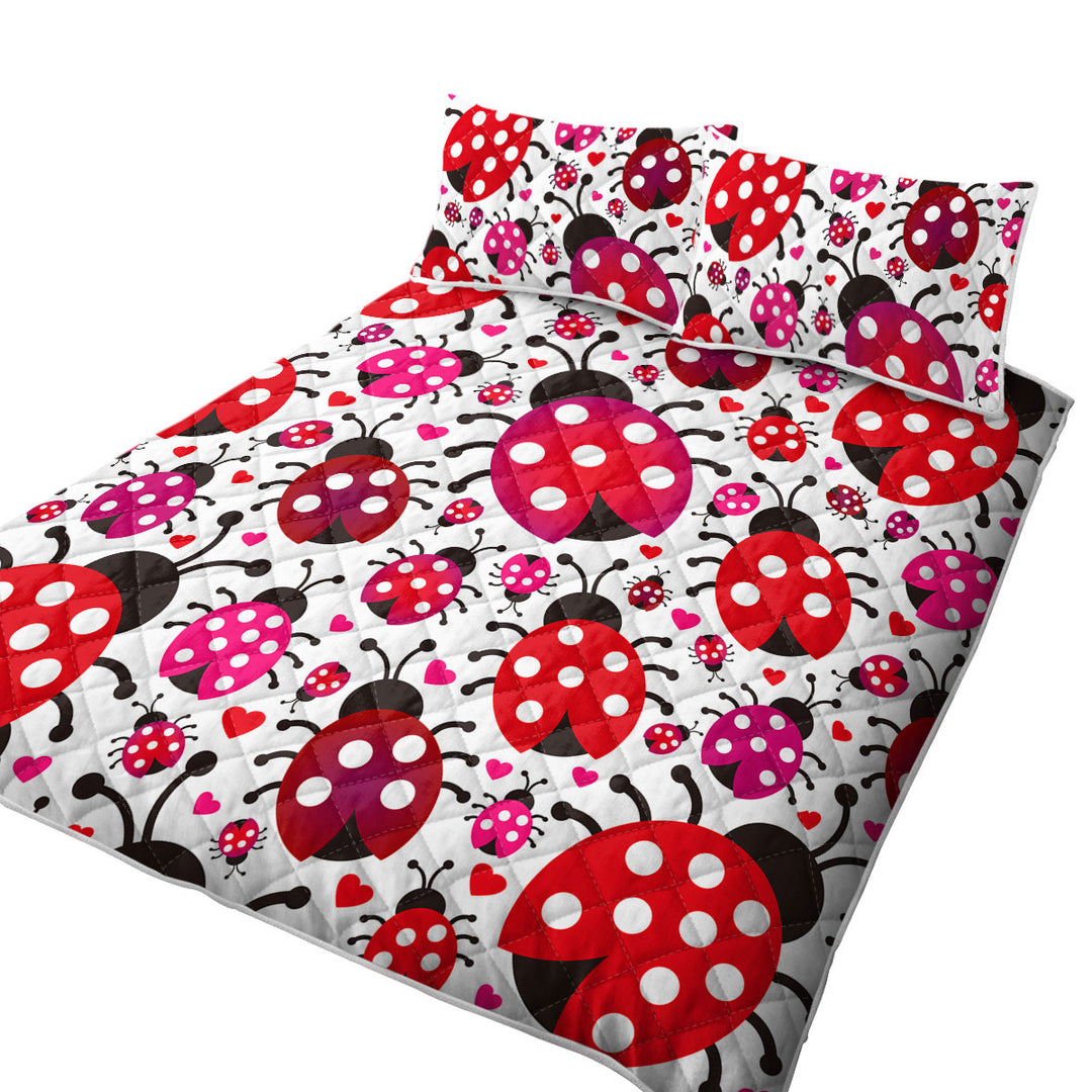 Little Hearts and Ladybugs Quilts