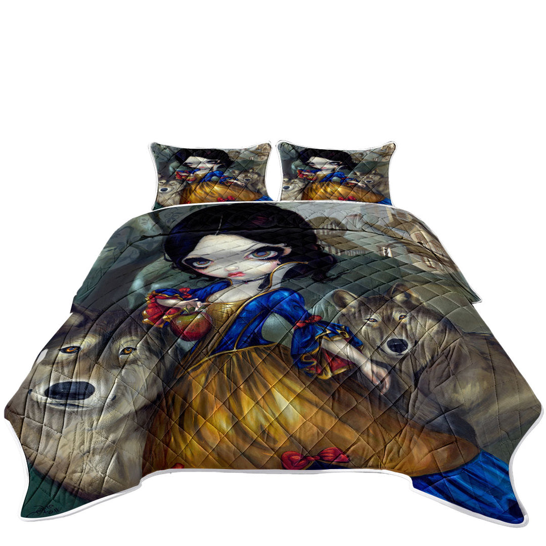 Loup Garou Cool Kids Fairytale Snow White Wolves Quilts