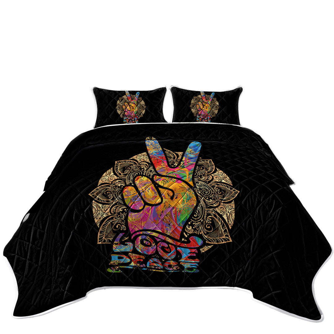 Love Peace Quilts for Beds