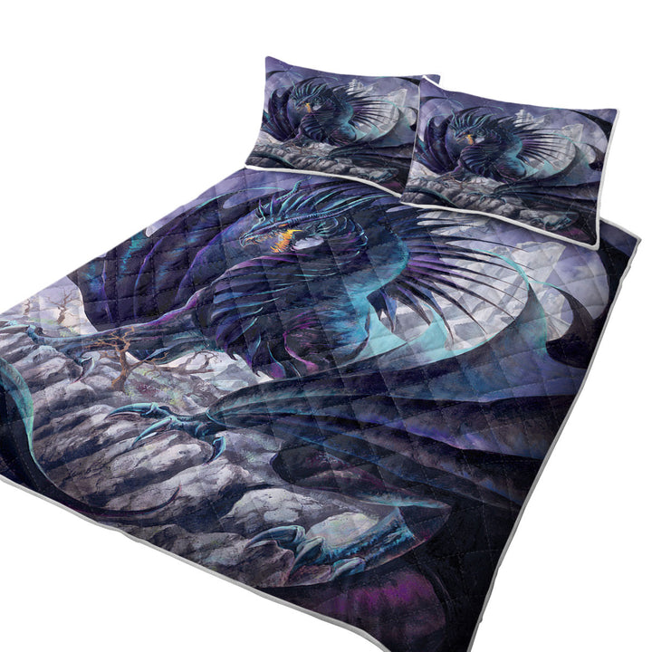 Maelstrom the Furious Scary Dragon King Quilt