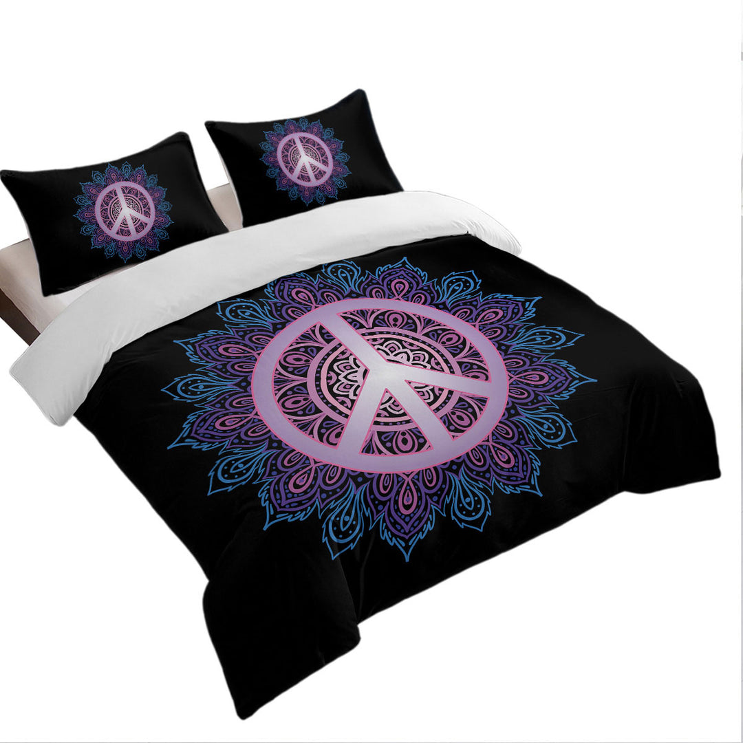 Mandala Peace Duvet Cover