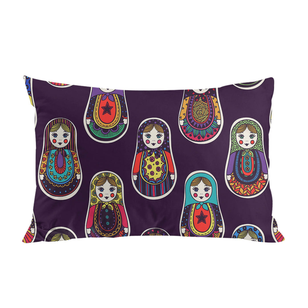 Matryoshka Russian Doll Pattern Pillowcases