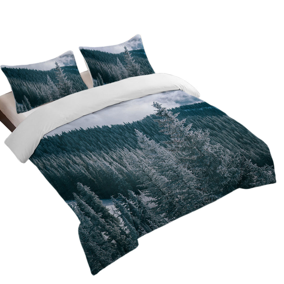 Mountain Forest Duvet Cover