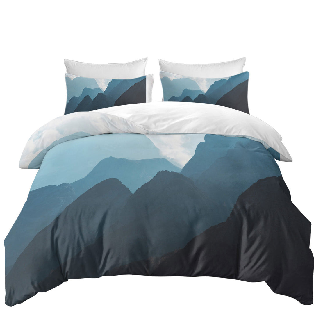 Mountain Range King Size Duvet Cover