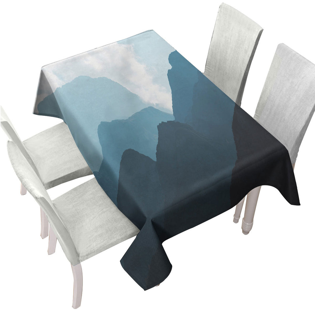 Mountain Range Table Cover