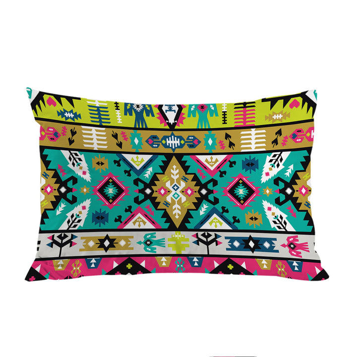 Multi Colored Aztec Pillow Cases