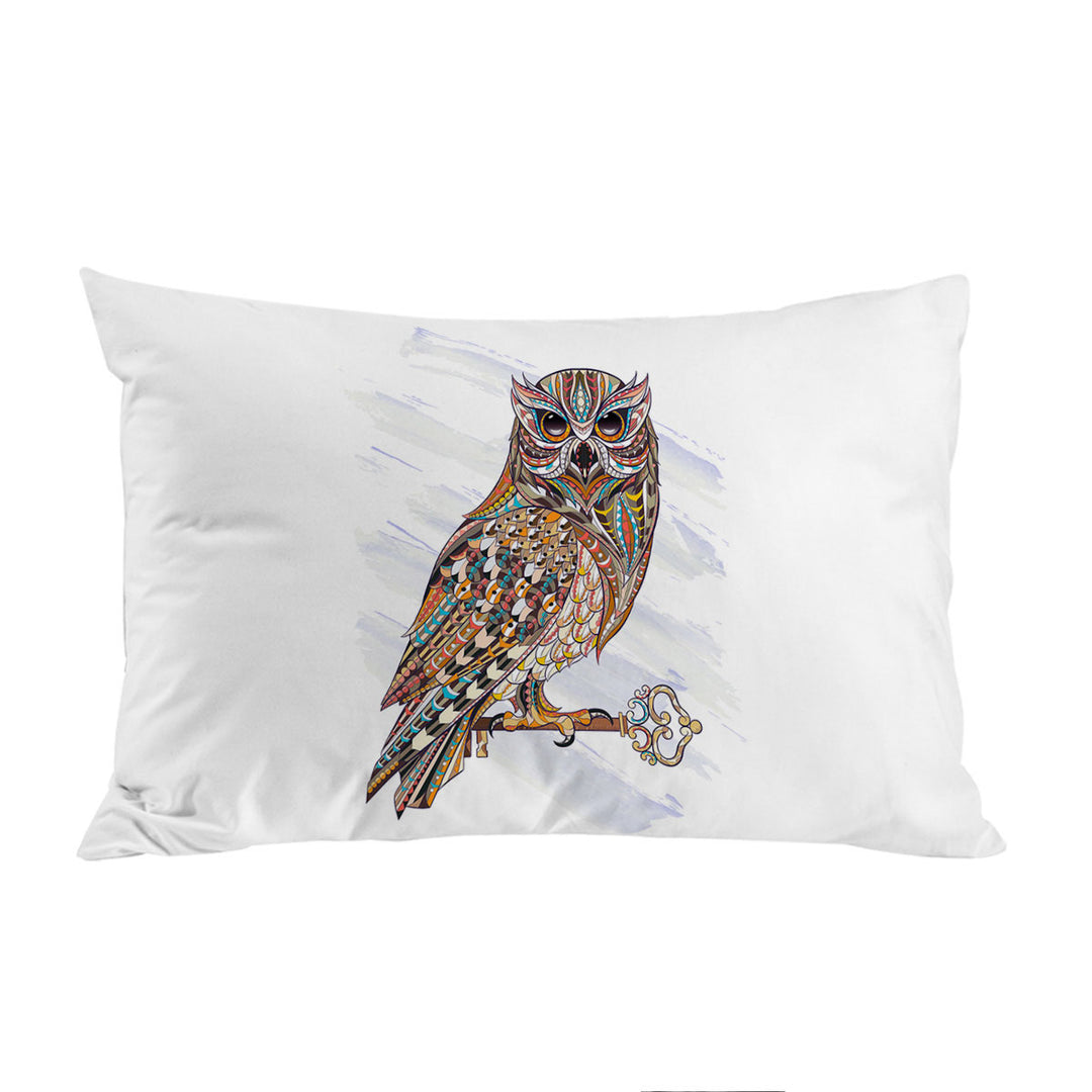 Multi Colored Owl Pillow Case Covers