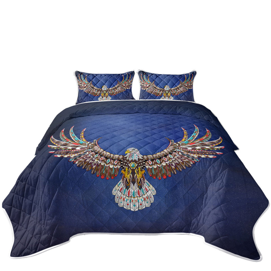 Multi Colored Royal Bald Eagle Daybed Covers Sets
