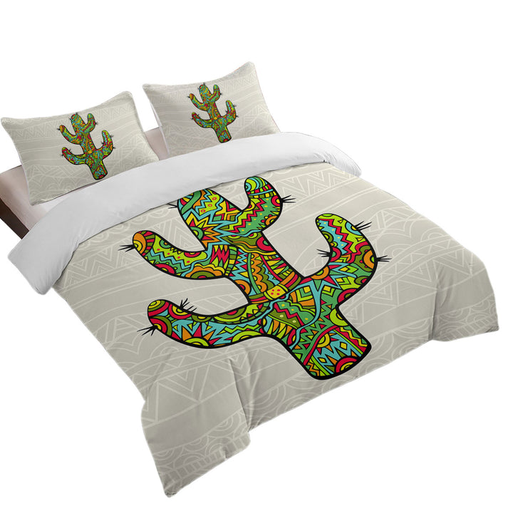 Multi Colored South American Cactus Coverlets