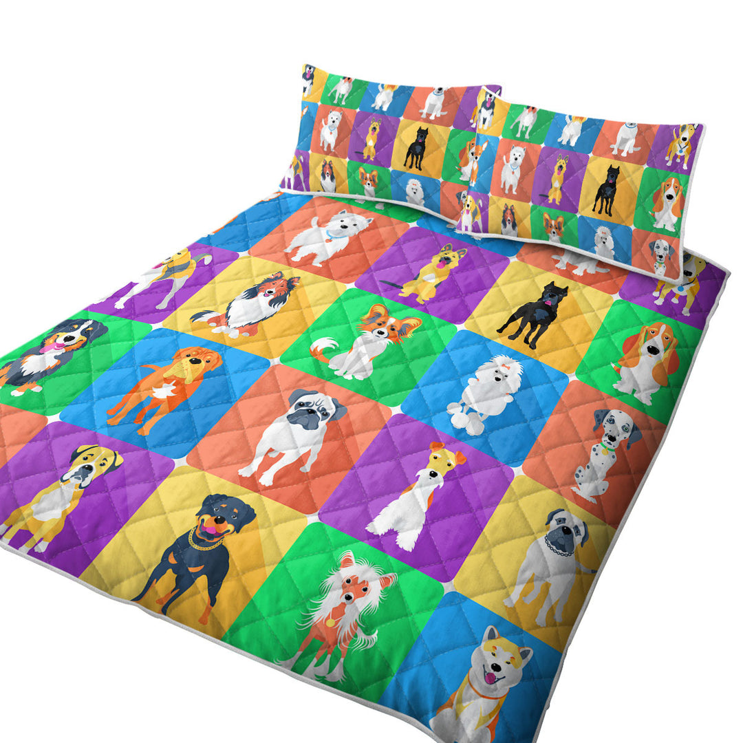 Multi Dog Panel Quilt