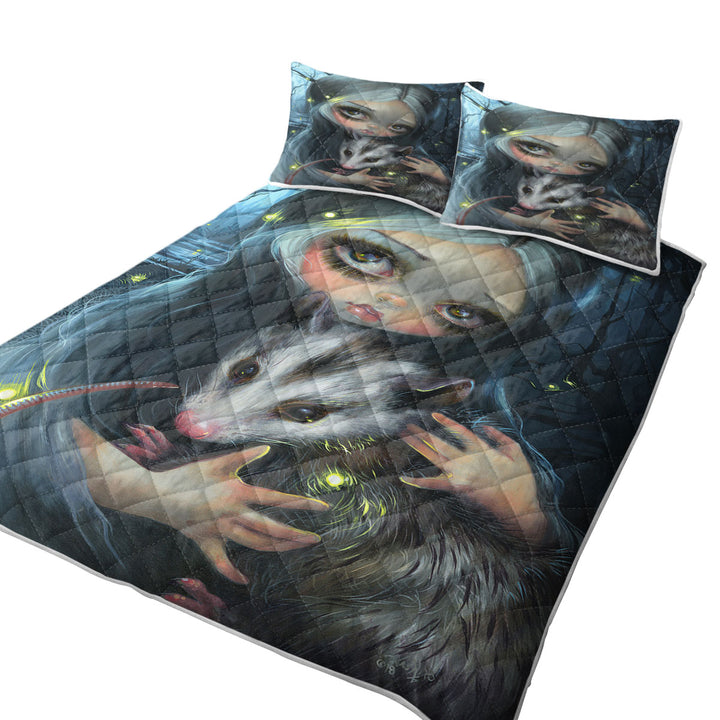 My Possum Beautiful Maiden with Her Possum Friend Quilt stores near me