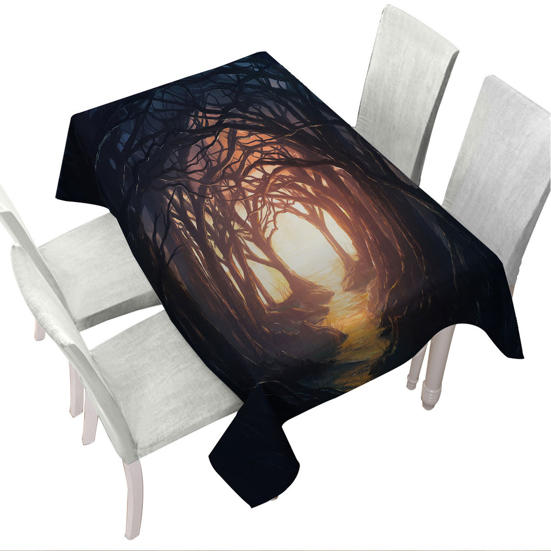 Mysterious Woods Tablecloth