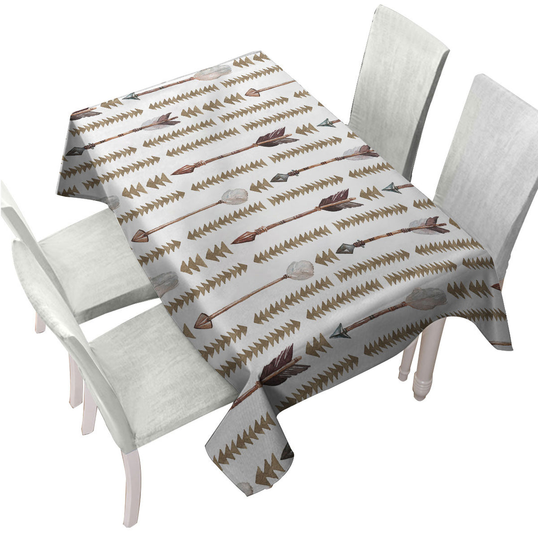 Native American Arrows Design Tablecloth