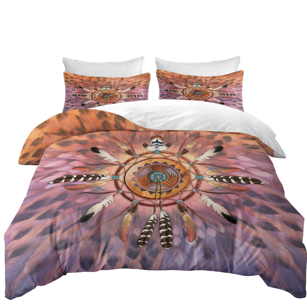 Native American Culture Art the Dream Catcher Duvet Cover Queen