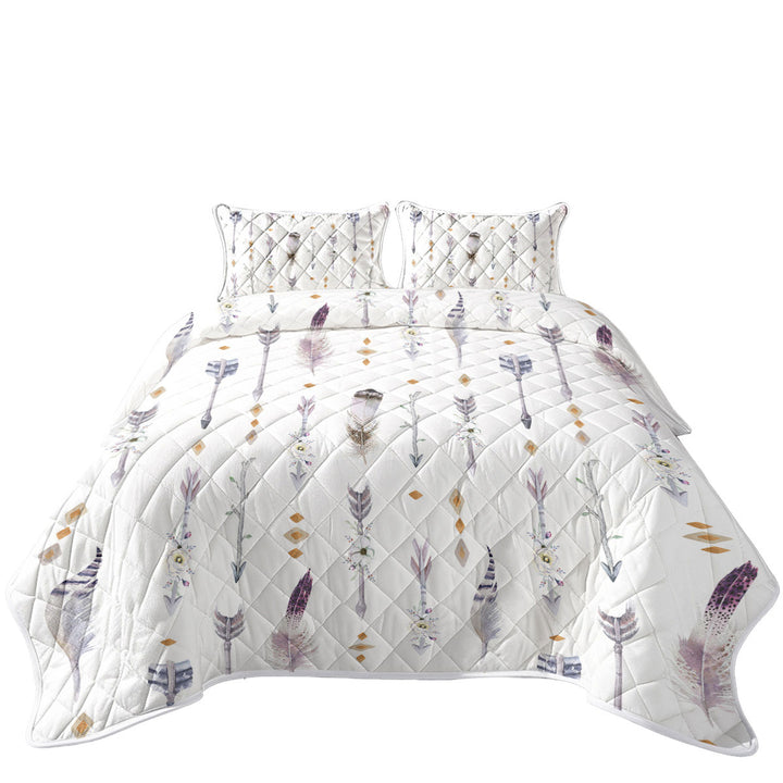Native American Feathers and Arrows Coverlets