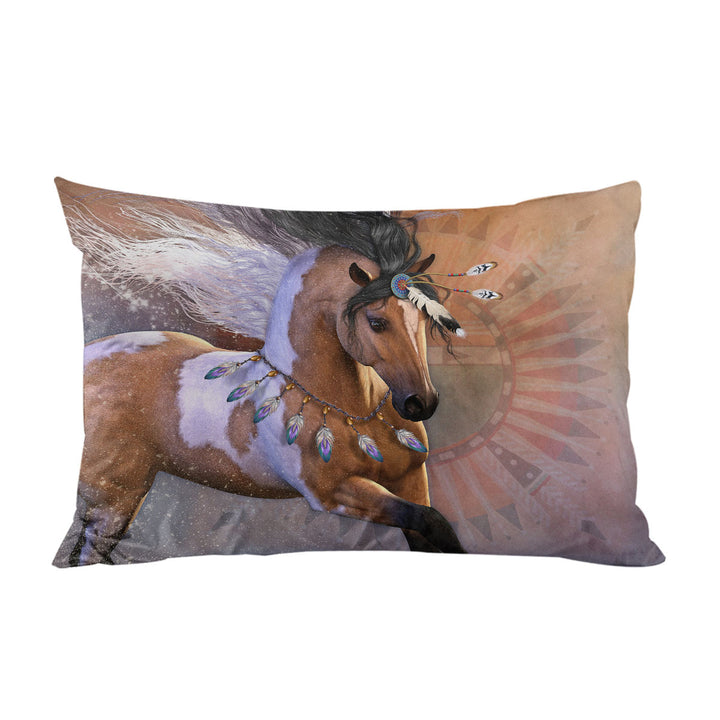 Native American Horse the Golden Feather Bed Covers