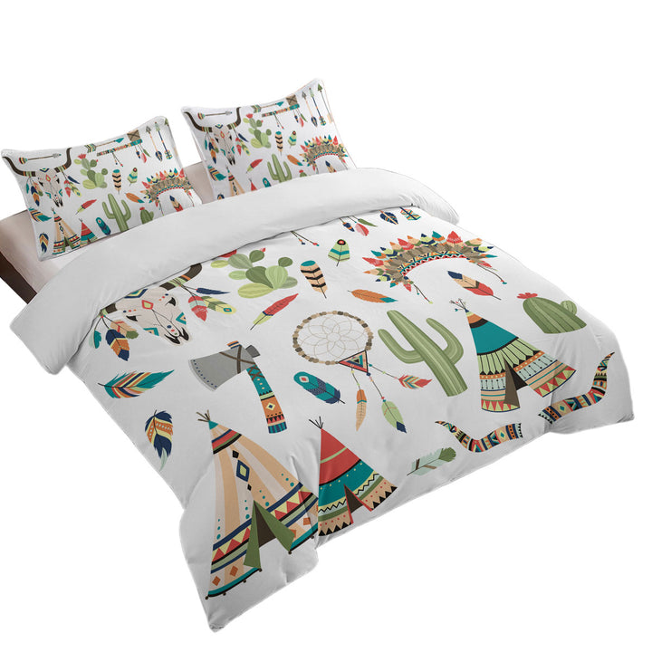 Native American Kit for Kids Duvet Covers