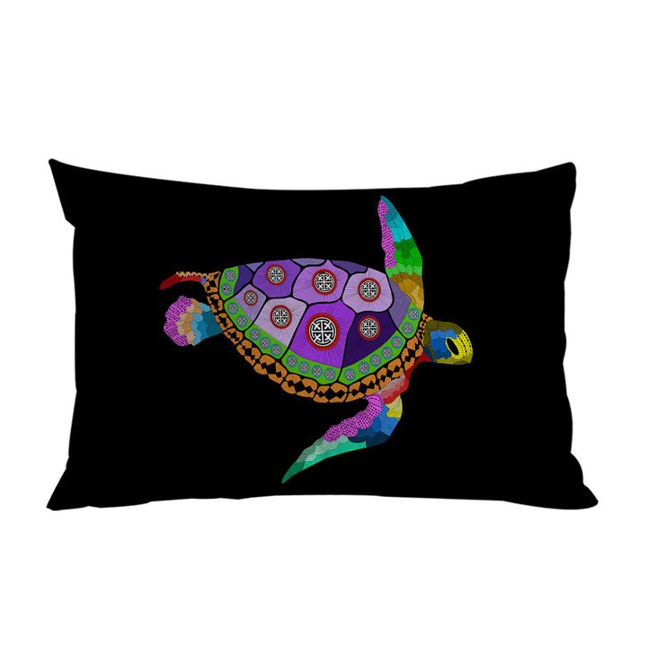 Native Purple Turtle Pillowcase