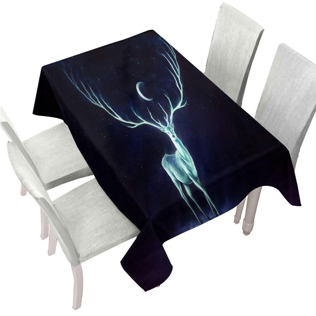 Night Bringer Magical Deer Tablecloths