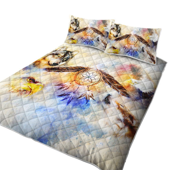 North American Wildlife and Dream Catcher Summer Quilt