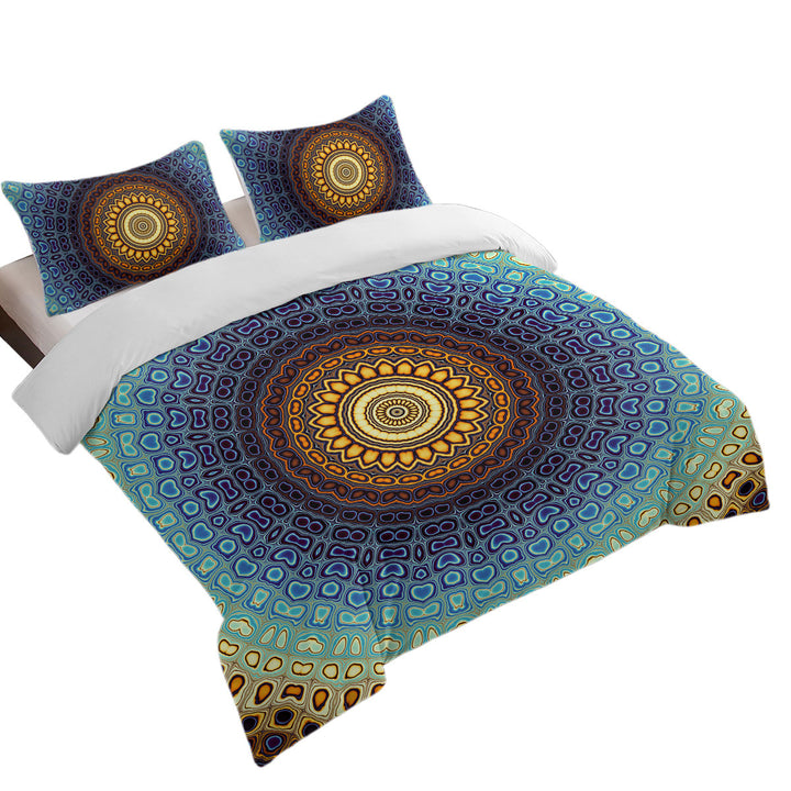 Orange to Blue Glass Illusion Donna Covers