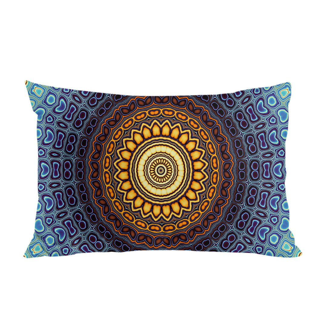 Orange to Blue Glass Illusion Pillowcases