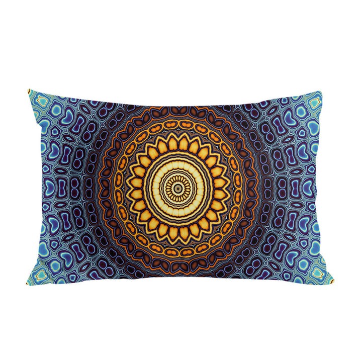 Orange to Blue Glass Illusion Pillowcases