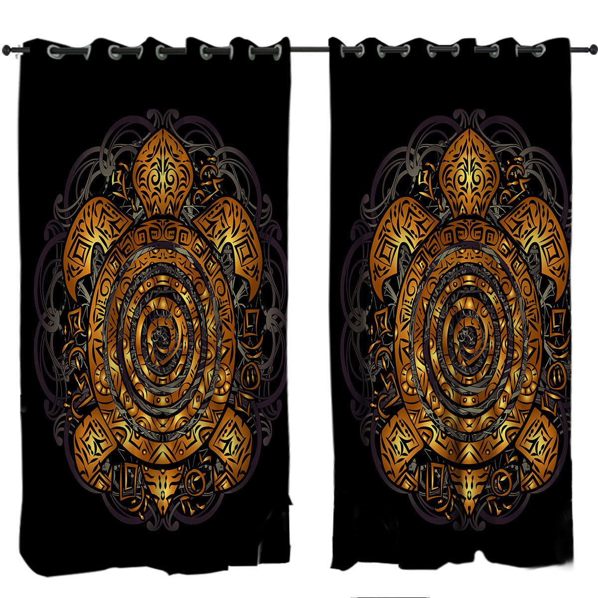 Oriental Turtle Curtain – Handful of Prints